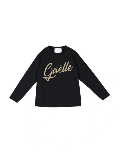 Gaelle Paris Kids' T-shirts In Black