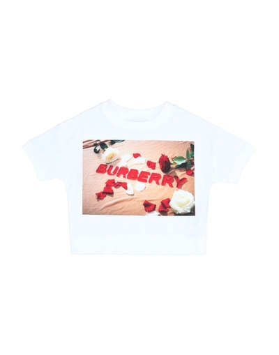 Burberry Kids' T-shirts In White