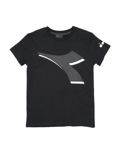 Diadora T-shirts In Black