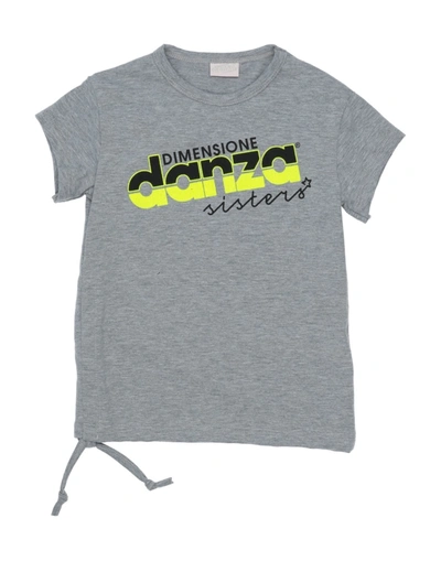 Dimensione Danza Sisters Kids' T-shirts In Grey