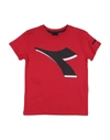 Diadora T-shirts In Red