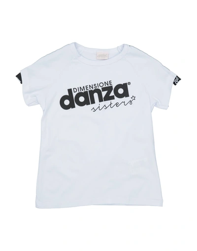 Dimensione Danza Sisters Kids' T-shirts In White