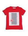 Manuel Ritz Kids' T-shirts In Red