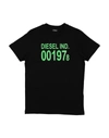 Diesel T-shirts In Green