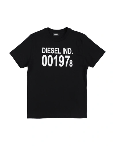 Diesel T-shirts In Black