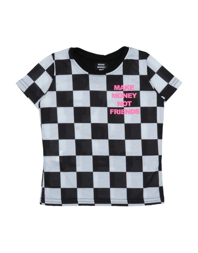 Make Money Not Friends Babies' T-shirts In Black