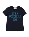 Alberta Ferretti Kids' T-shirts In Blue