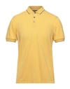 Brunello Cucinelli Polo Shirts In Yellow