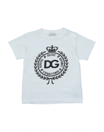 Dolce & Gabbana Kids' T-shirts In White