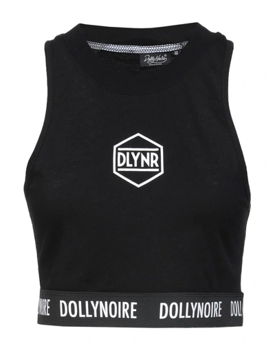 Dolly Noire Tank Tops In Black