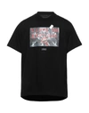 Throwback T-shirts In Black