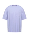 Acne Studios T-shirts In Lilac