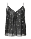 Amiri Tops In Black