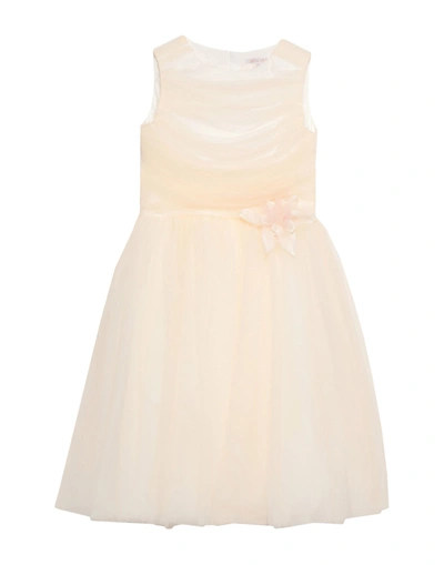 Alice Pi. Kids' Dresses In Ivory