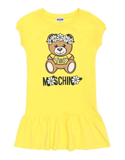 Moschino Teen Kids' Dresses In Yellow