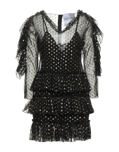 Alberta Tanzini Short Dresses In Black