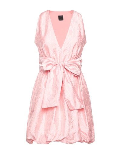 Pinko Short Dresses In Pink