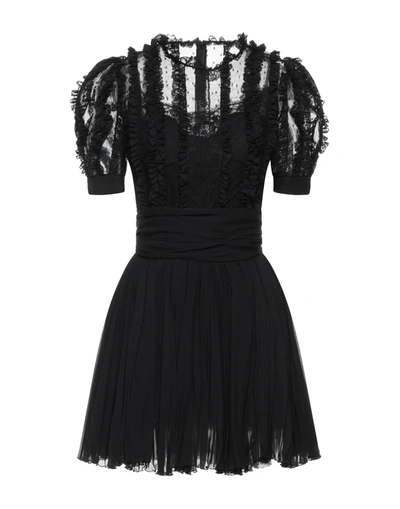Dolce & Gabbana Short Dresses In Black