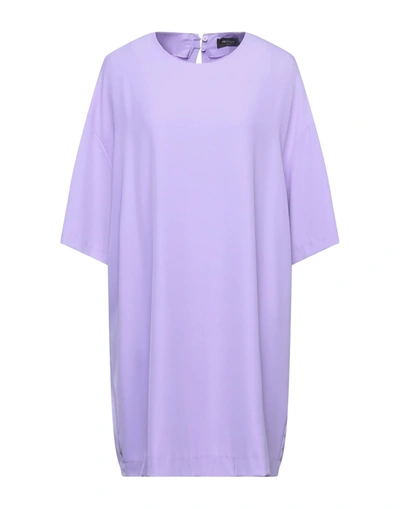 Ottod'ame Short Dresses In Lilac