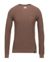 BERNA BERNA MAN SWEATER BROWN SIZE S VISCOSE, NYLON,14121158EN 8