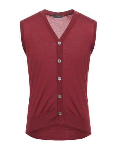 Drumohr Cardigans In Maroon