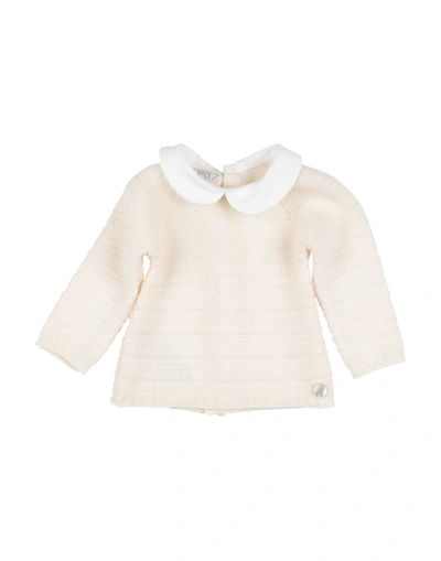 Paz Rodriguez Kids' Sweaters In Ivory