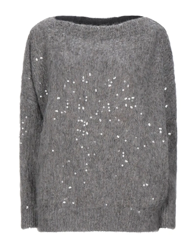 Brunello Cucinelli Sweaters In Grey