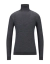 Roberto Collina Turtlenecks In Steel Grey
