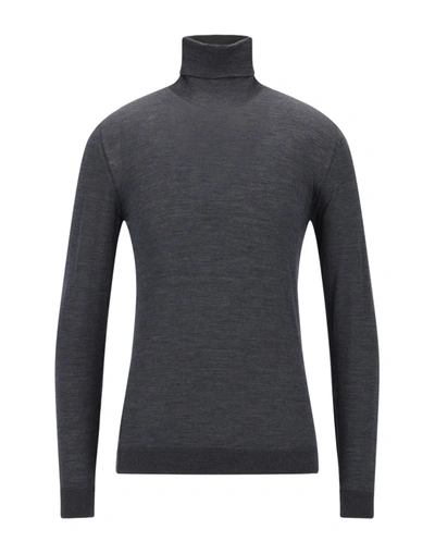 Roberto Collina Turtlenecks In Steel Grey