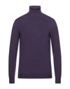 Drumohr Turtlenecks In Dark Purple