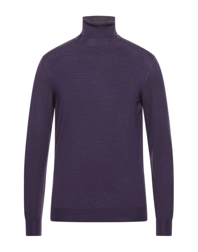 Drumohr Turtlenecks In Dark Purple