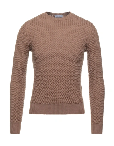 Gran Sasso Sweaters In Camel