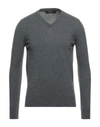 Alpha Studio Sweaters In Grey