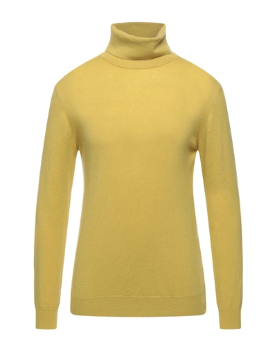 Alpha Studio Turtlenecks In Yellow