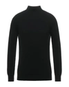 Alpha Studio Turtlenecks In Black