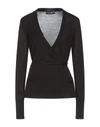 DOLCE & GABBANA DOLCE & GABBANA WOMAN CARDIGAN DARK BROWN SIZE 8 VIRGIN WOOL,14140380FP 6