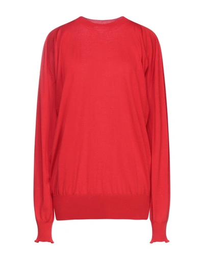 Bottega Veneta Sweaters In Red