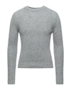 Grey Daniele Alessandrini Sweaters In Grey