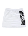 Moschino Teen Kids' Skirts In White