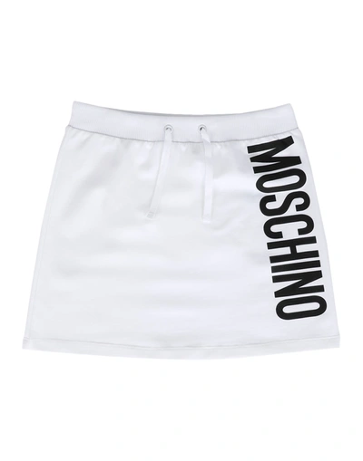 Moschino Teen Kids' Skirts In White