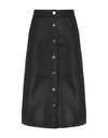 Deadwood + Net Sustain Lara Recycled Leather Skirt In Black