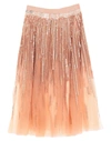 Elisabetta Franchi Midi Skirts In Blush