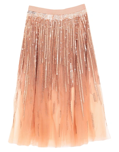 Elisabetta Franchi Midi Skirts In Blush