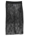 Brand Unique Midi Skirts In Black