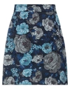 Msgm Midi Skirts In Blue