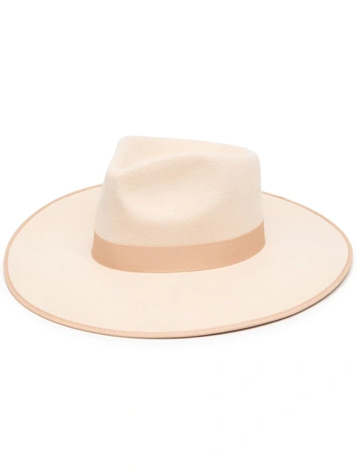 Lack Of Color Wool Rancher Hat In Ivory