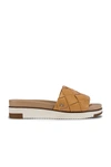 Sam Edelman Women's Adaley Woven Platform Slide Sandals In Tan