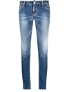 DSQUARED2 STONEWASHED SKINNY JEANS