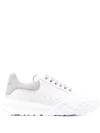 Alexander Mcqueen Low-top Sneakers Court Calfskin In Weiss
