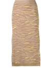 STELLA MCCARTNEY 动物纹针织半身裙